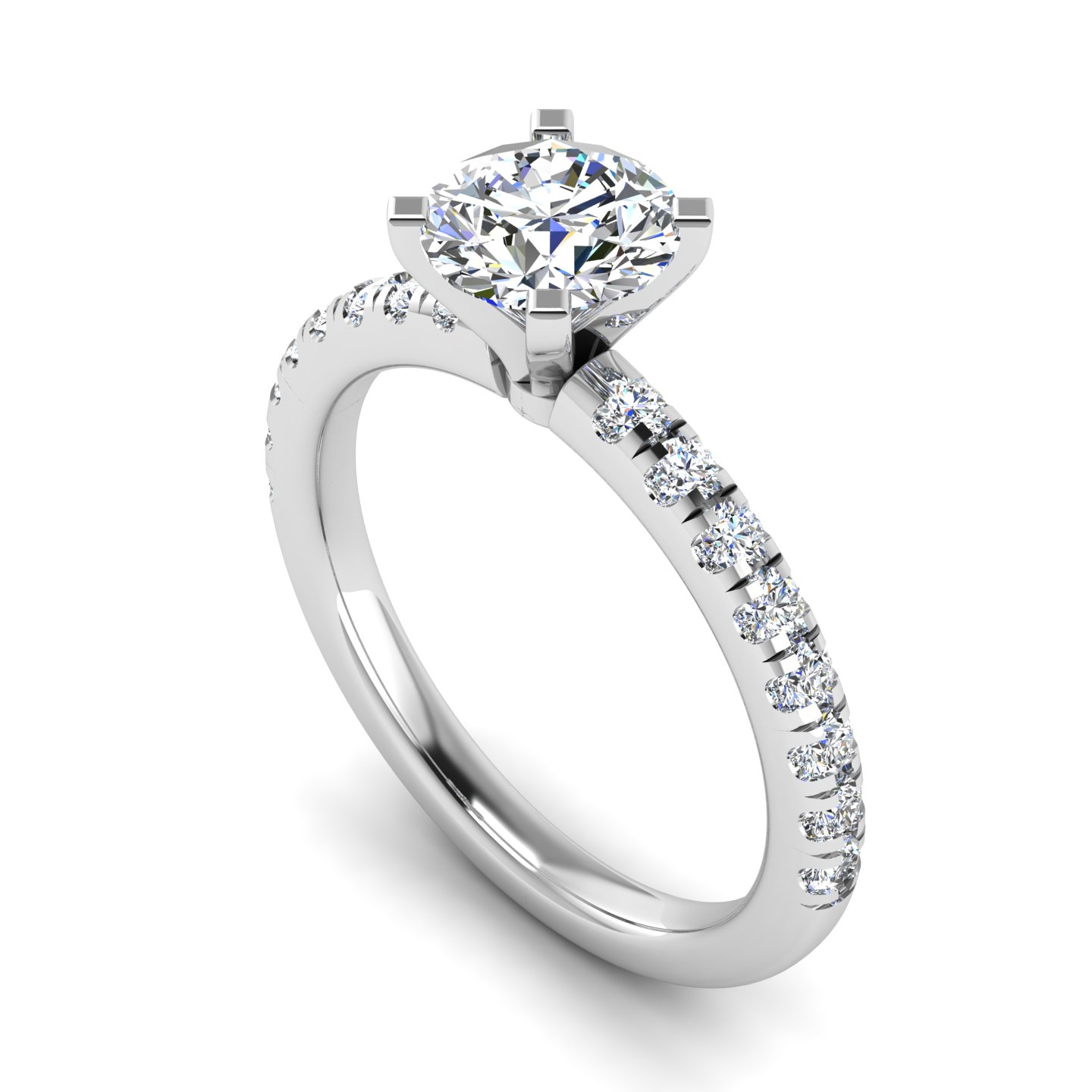 Korman Signature Saige Pave Engagement Ring Setting